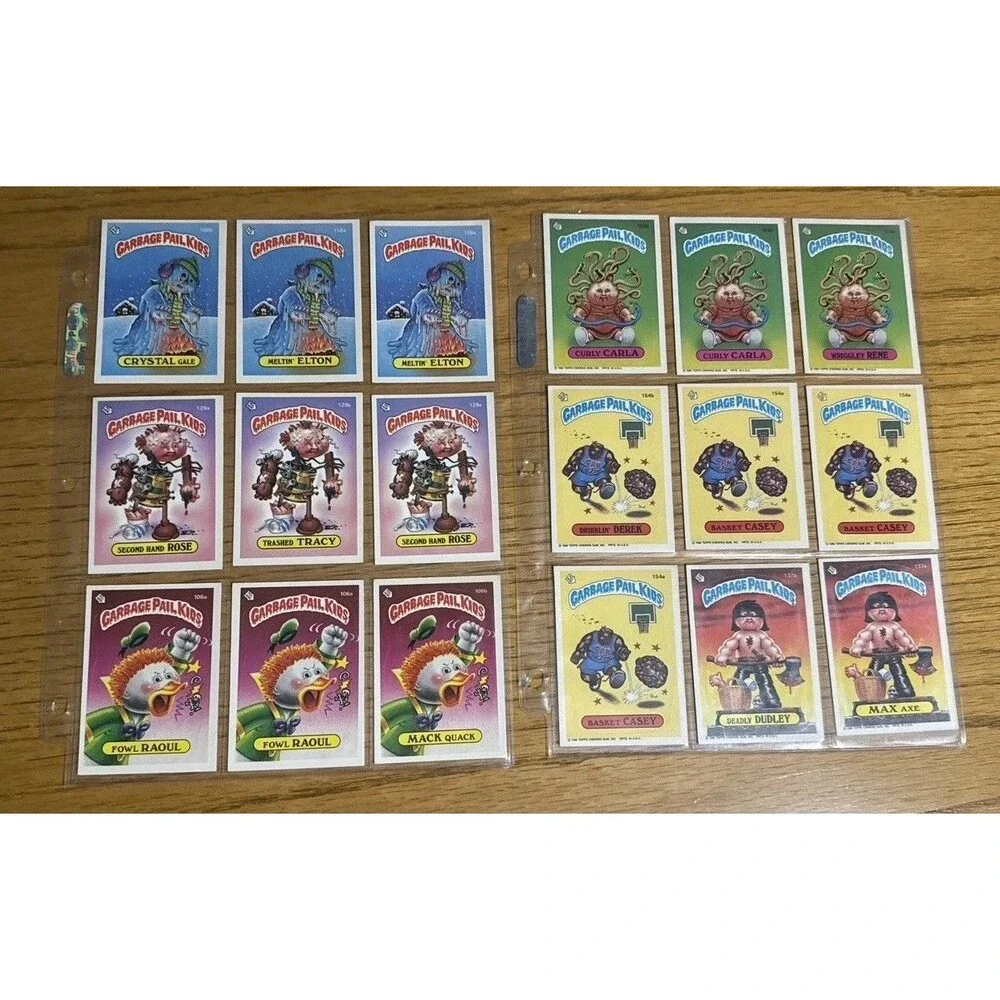 183 VTG 1986 Garbage Pail Kids Lot Series 3 & 4 GPK Topps Bulk Set Builder Dups
